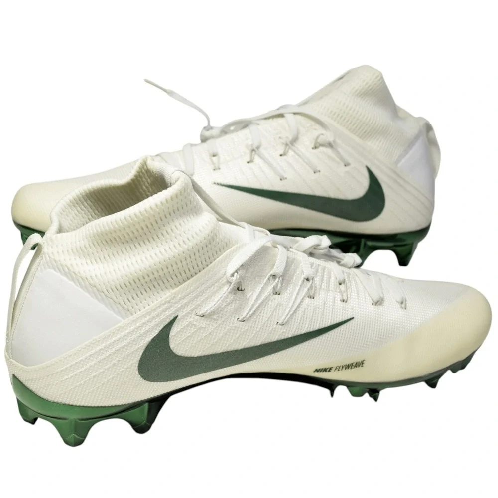 Nike Vapor Untouchable 2 TB Football Cleats White Green 835831-130 Men Size 16